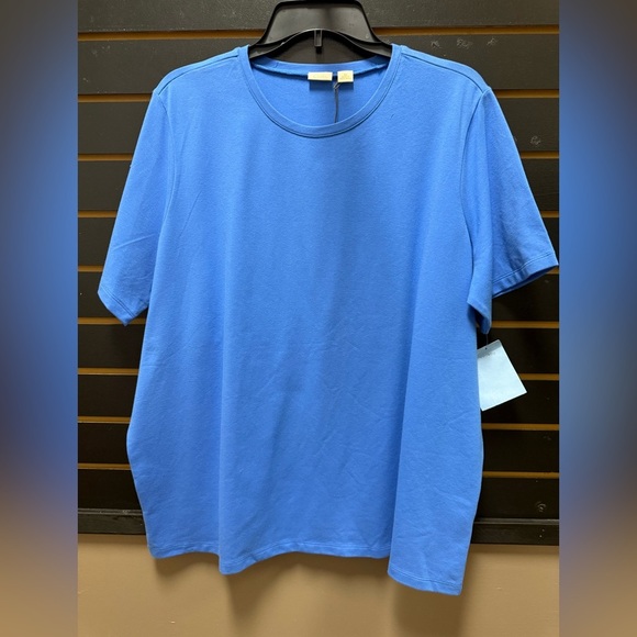 Caslon Blue Short Sleeve Tee – Plus Size 2X - Picture 1 of 4